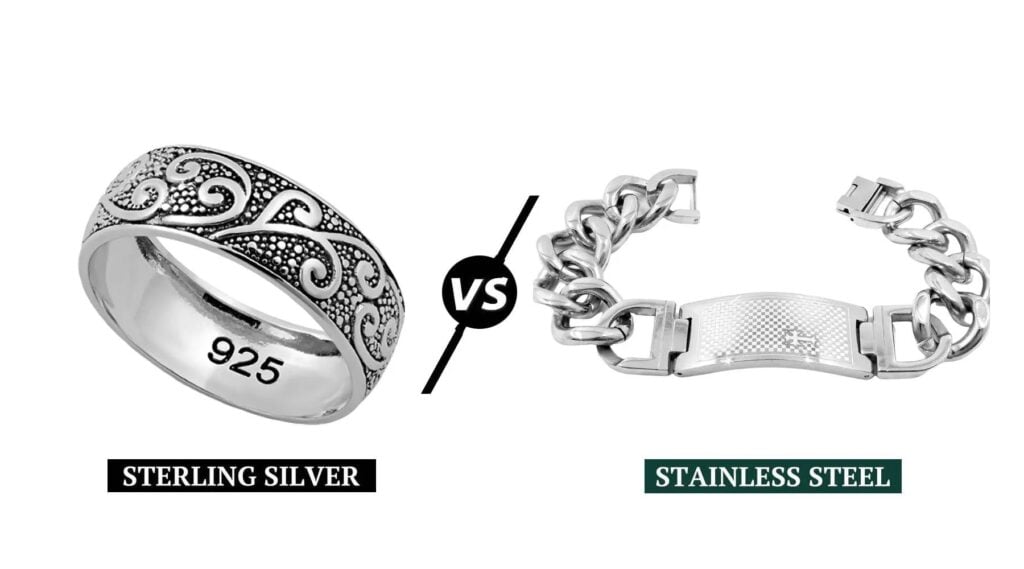 Sterling Silver vs Stainless Steel
