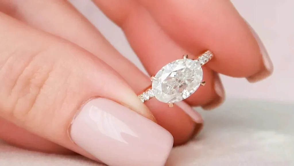 What Is An East-West Moissanite Engagement Ring