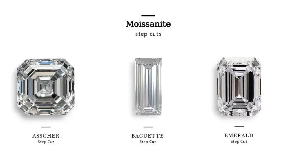 What is a Step Cut Moissanite