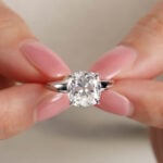 5 Carat Antique Cushion Moissanite Ring