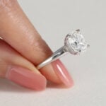 5 Carat Antique Cushion Moissanite Ring
