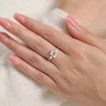 Lane Woods Emerald Cut Windlass Moissanite Ring