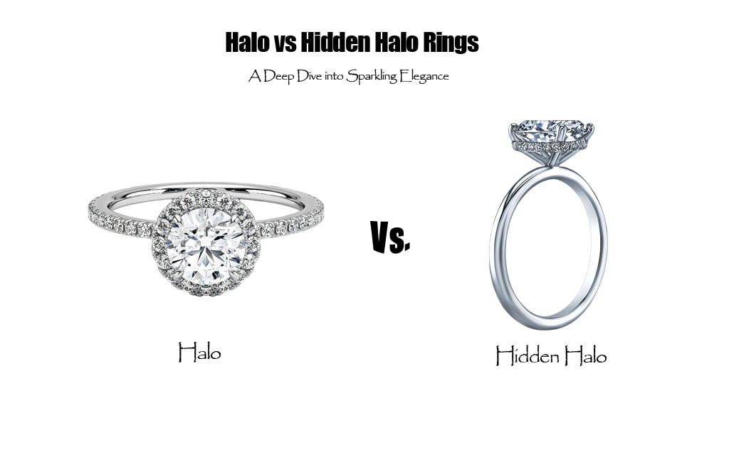Halo vs Hidden Halo Rings