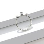 Lane Woods 925 3 Heart Promise Engagement Wedding Moissanite Ring