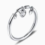 Lane Woods 925 3 Heart Promise Engagement Wedding Moissanite Ring