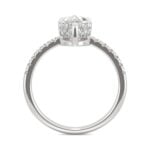Lane Woods 925 Pear Solitaire Promise Engagement Moissanite Ring