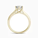 Lane Woods 925 Promise Engagement Wedding Moissanite Ring Six Claw Round Solitaire