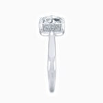 Lane Woods 925 Silver Cushion Solitaire Moissanite Ring