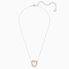 Lane Woods 925 Silver Double Heart Moissanite Necklace