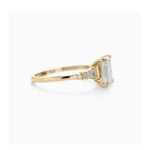 Lane Woods Emerald Cut Windlass Moissanite Ring