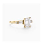 Lane Woods Emerald Cut Windlass Moissanite Ring