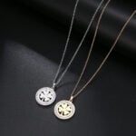 Lane Woods 925 Silver Four Leaf Clover Moissanite Necklace