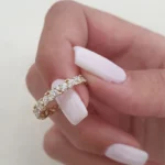 Lane Woods 925 Silver Gorgeous Multi-Shape Moissanite Full Eternity Band