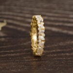Lane Woods 925 Silver Gorgeous Multi-Shape Moissanite Full Eternity Band