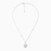 Lane Woods 925 Silver Gorgeous Queen Moissanite Halo Necklace