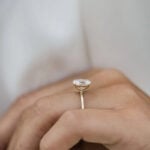 Lane Woods 925 Silver Harper Moissanite Ring