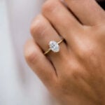 Lane Woods 925 Silver Harper Moissanite Ring