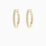 Lane Woods 925 Silver Hinged Hoop Earring