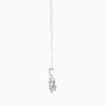 Lane Woods 925 Silver Knot Moissanite Necklace