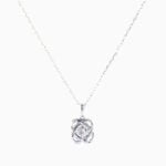 Lane Woods 925 Silver Knot Moissanite Necklace (2)