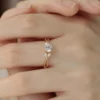 The Maeve Round 6-Prong Moissanite Ring