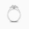 Lane Woods 925 Silver Oval Cut Elegant Promise Moissanite Ring