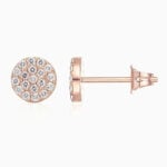 Lane Woods 925 Silver Pave Moissanite Stud Earring