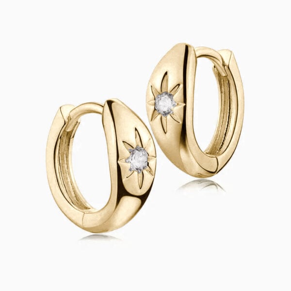 Lane-Woods-925-Silver-Pave-Spike-Charm-Moissanite-Hoop-Earring-4