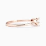 Lane Woods 925 Silver Pear Cut East-West Moissanite Ring