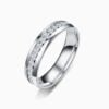 Lane Woods 925 Silver Promise Couple Rings