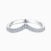 Lane Woods 925 Silver Promise Engagement Wedding Bands Moissanite Ring