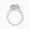 Lane Woods 925 Silver Promise Engagement Wedding Moissanite Ring