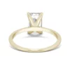 Lane Woods 925 Silver Promise Engagement Wedding Moissanite Ring Four Prong Emerald