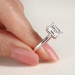 Lane-Woods-925-Silver-Promise-Engagement-Wedding-Moissanite-Ring-Four-Prong-Emerald-6