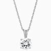 Lane Woods 925 Silver Pure Round Moissanite Necklace
