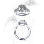 Lane Woods 925 Silver Round-cut Promise Engagement Wedding Moissanite Ring (1)