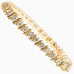 Lane Woods 925 Silver S-Link Tennis Bracelet