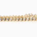 Lane Woods 925 Silver S-Link Tennis Bracelet