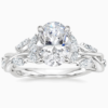 Lane Woods 925 Silver Secret Garden Promise Engagement Wedding Moissanite Ring