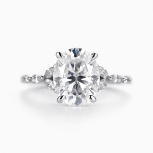Lane Woods 925 Silver Shoulder Ring Vintage Design Engagement Rings