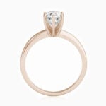 Lane Woods 925 Silver Six Prong Pear Moissanite Ring