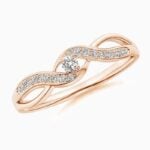 Lane Woods 925 Silver Solitaire Infinity Promise Engagement Wedding Moissanite Ring (4)