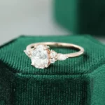 Lane Woods 925 Silver Vintage Pear Cut Moissanite Ring