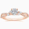Lane Woods 925 Silver Willow Promise Engagement Wedding Moissanite Ring for Women