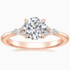 Lane Woods 925 Silver Marquise-shaped Moissanite Ring