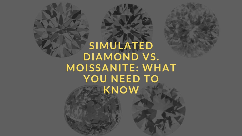 Simulated Diamond vs. Moissanite