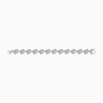 Lane Woods 925 Silver Fairy Magic Crystal Twig Chain Bracelet