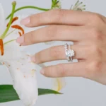 Lane Woods Oval Cut Moissanite Engagement Ring