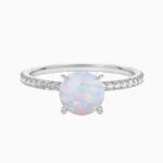 Huge Promise Engagment Wedding Opal Ring