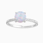 Huge Promise Engagment Wedding Opal Ring